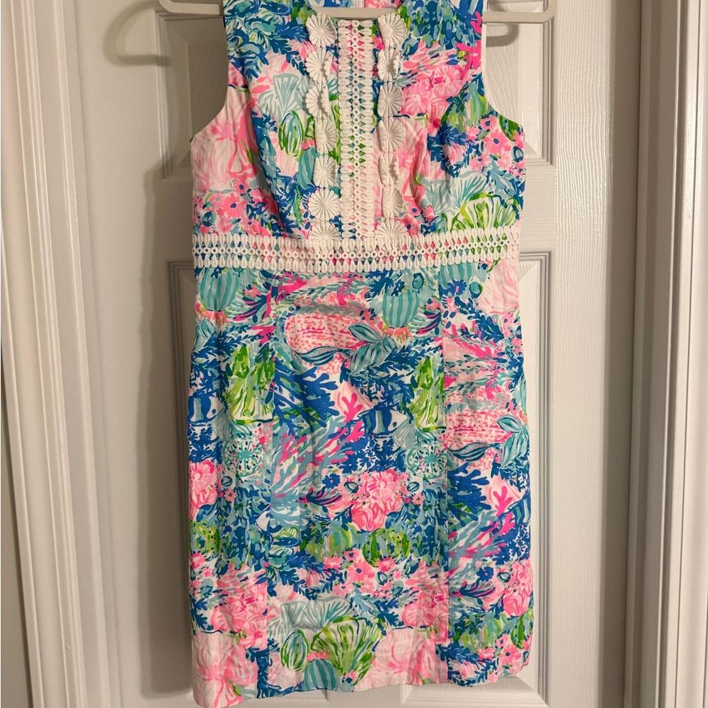 Lilly Pulitzer Railee Shift Dress “fished my wish”